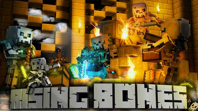 Thumbnail of the Minecraft Bedrock Marketplace product Rising Bones created by Glowfischdesigns.