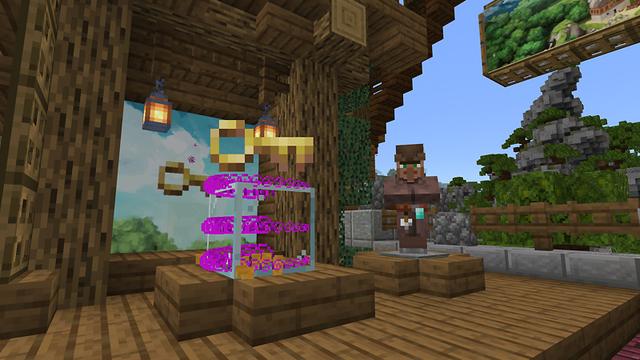 Screenshot of the Minecraft Bedrock Marketplace product Rising City created by Glowfischdesigns.