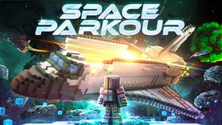 Thumbnail of the Minecraft Bedrock Marketplace product Space Parkour created by Glowfischdesigns.