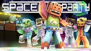 Thumbnail of the Minecraft Bedrock Marketplace product Space Party created by Glowfischdesigns.