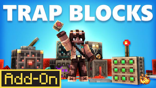 Thumbnail of the Minecraft Bedrock Marketplace product Trap Blocks Add-On created by Glowfischdesigns.