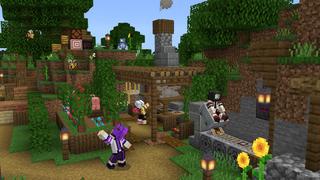 Screenshot of the Minecraft Bedrock Marketplace product Ultimate Hill Base 2 created by Glowfischdesigns.