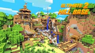 Thumbnail of the Minecraft Bedrock Marketplace product Ultimate Hill Base 2 created by Glowfischdesigns.