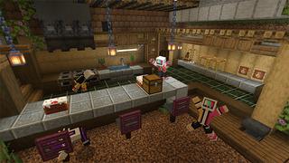 Screenshot of the Minecraft Bedrock Marketplace product Ultimate Hillbase 3 created by Glowfischdesigns.