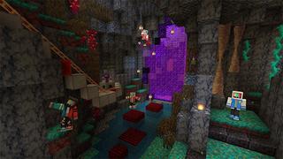 Screenshot of the Minecraft Bedrock Marketplace product Ultimate Hillbase 3 created by Glowfischdesigns.