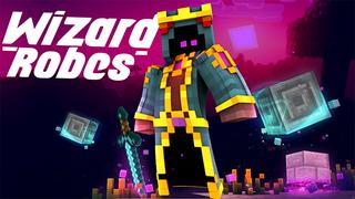 Thumbnail of the Minecraft Bedrock Marketplace product Wizard Robes created by Glowfischdesigns.