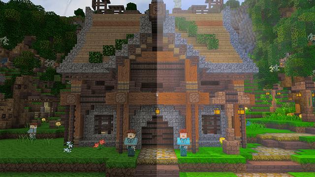 Screenshot of the Minecraft Bedrock Marketplace product Abandoned Realms created by GoE-Craft.