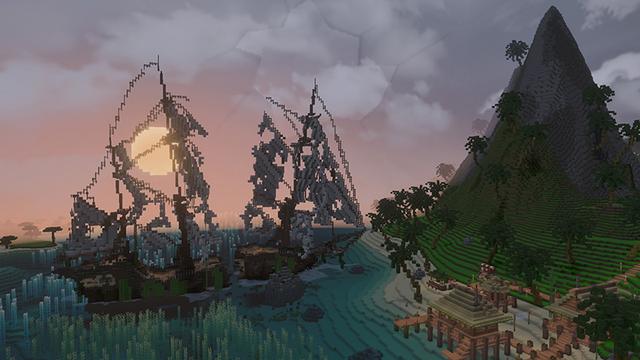 Screenshot of the Minecraft Bedrock Marketplace product Abandoned Realms created by GoE-Craft.