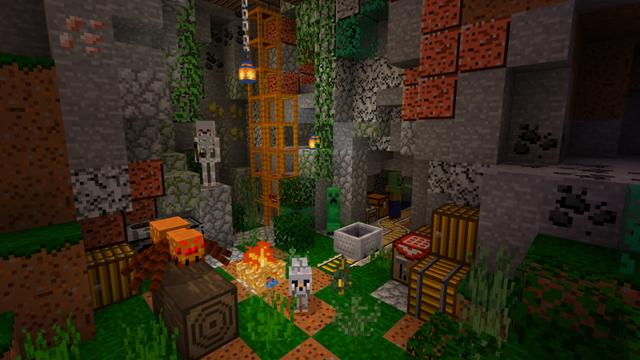 Screenshot of the Minecraft Bedrock Marketplace product Advanced Default Textures created by GoE-Craft.