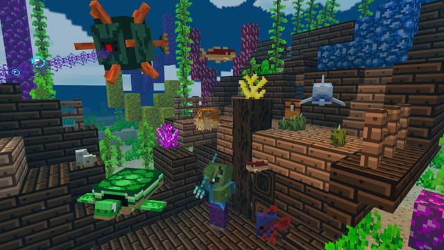 Screenshot of the Minecraft Bedrock Marketplace product Advanced Default Textures created by GoE-Craft.