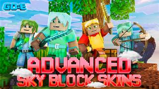 Thumbnail of the Minecraft Bedrock Marketplace product Advanced Skyblock Skins created by GoE-Craft.