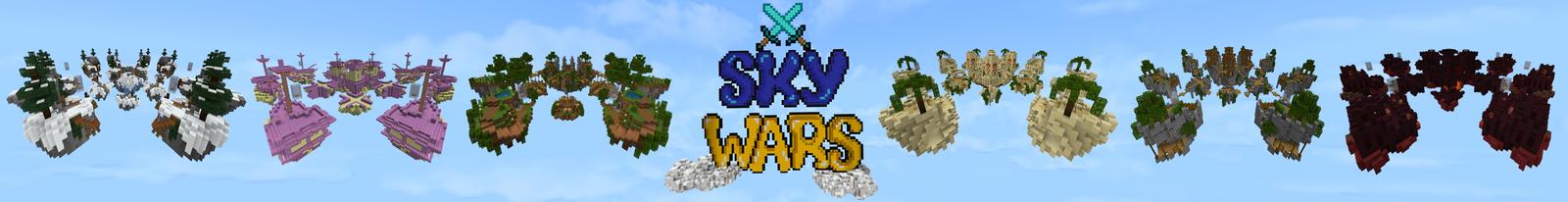 Panorama of the Minecraft Bedrock Marketplace product Advanced Skywars created by GoE-Craft.