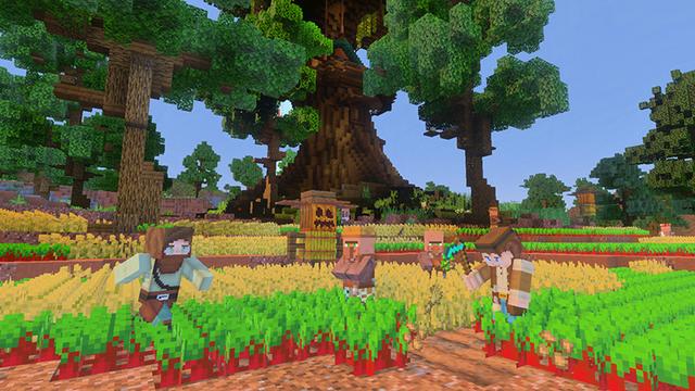 Screenshot of the Minecraft Bedrock Marketplace product Advanced Tree House Village created by GoE-Craft.