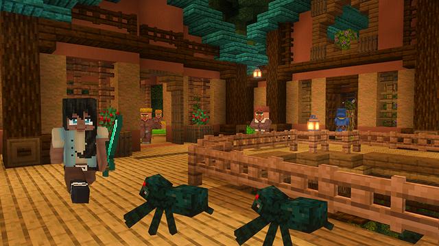 Screenshot of the Minecraft Bedrock Marketplace product Advanced Tree House Village created by GoE-Craft.