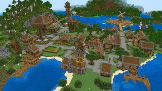 Screenshot of the Minecraft Bedrock Marketplace product Advanced Village Survival created by GoE-Craft.