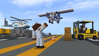 Screenshot of the Minecraft Bedrock Marketplace product Aircraft Carrier created by GoE-Craft.
