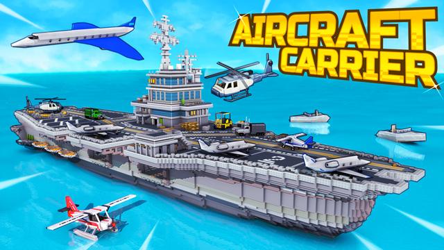 Thumbnail of the Minecraft Bedrock Marketplace product Aircraft Carrier created by GoE-Craft.