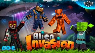 Thumbnail of the Minecraft Bedrock Marketplace product Alien Invasion HD created by GoE-Craft.
