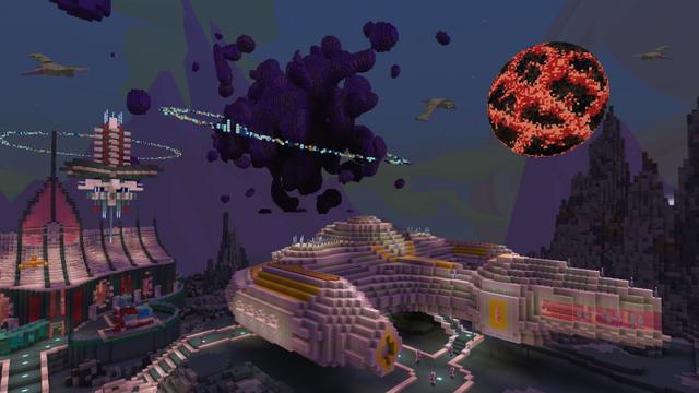 Screenshot of the Minecraft Bedrock Marketplace product Alien Worlds - Texture Pack created by GoE-Craft.