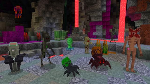 Screenshot of the Minecraft Bedrock Marketplace product Alien Worlds - Texture Pack created by GoE-Craft.