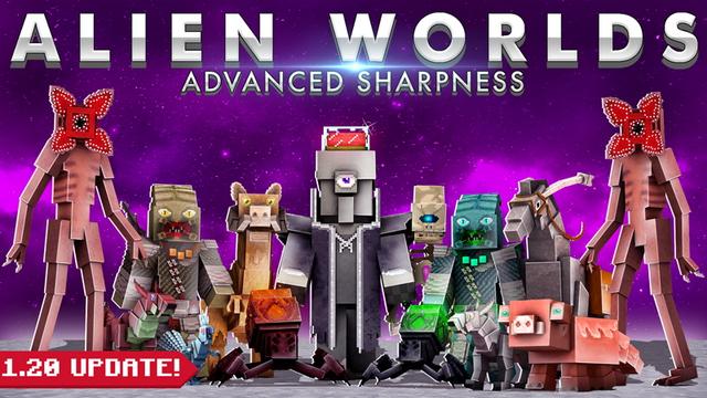 Thumbnail of the Minecraft Bedrock Marketplace product Alien Worlds - Texture Pack created by GoE-Craft.