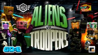 Thumbnail of the Minecraft Bedrock Marketplace product Aliens vs Troopers HD created by GoE-Craft.