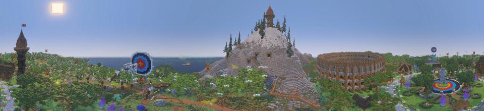 Panorama of the Minecraft Bedrock Marketplace product Archers Academy created by GoE-Craft.