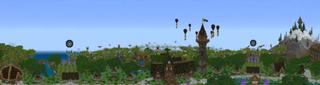 Panorama of the Minecraft Bedrock Marketplace product Archers Academy created by GoE-Craft.