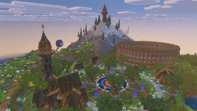 Screenshot of the Minecraft Bedrock Marketplace product Archers Academy created by GoE-Craft.