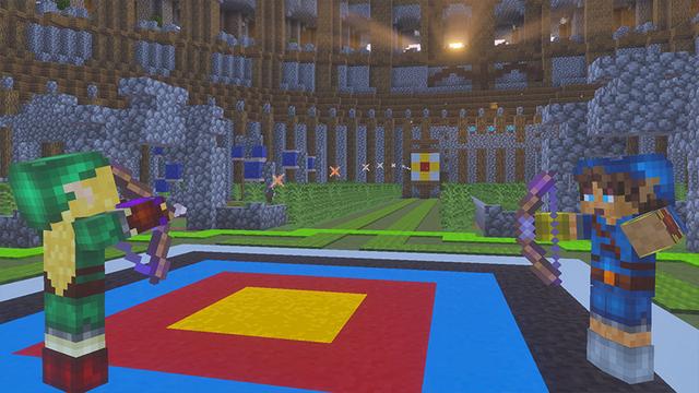 Screenshot of the Minecraft Bedrock Marketplace product Archers Academy created by GoE-Craft.