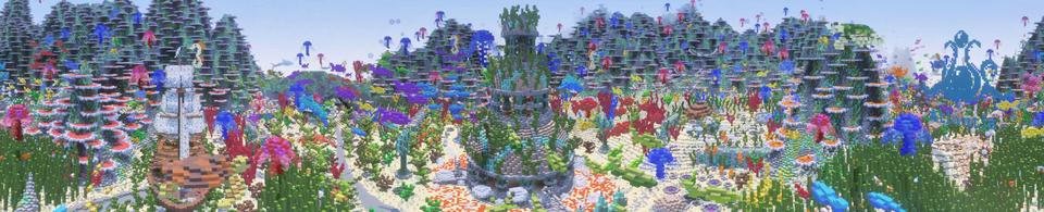 Panorama of the Minecraft Bedrock Marketplace product Atlantis - Treasure Hunt created by GoE-Craft.