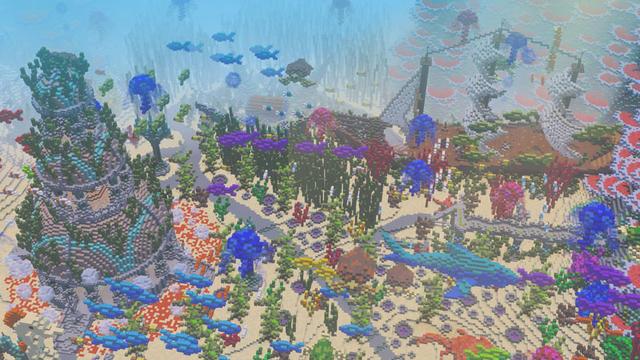 Screenshot of the Minecraft Bedrock Marketplace product Atlantis - Treasure Hunt created by GoE-Craft.
