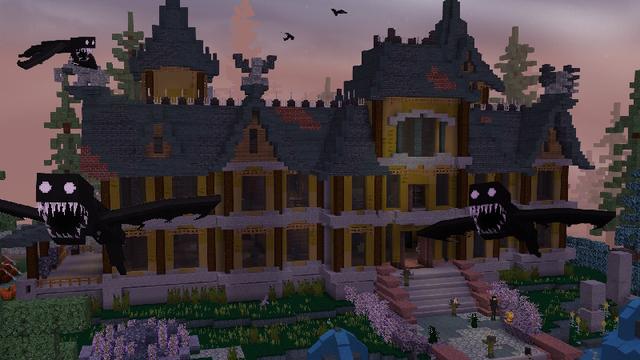 Screenshot of the Minecraft Bedrock Marketplace product Backrooms Mansion created by GoE-Craft.