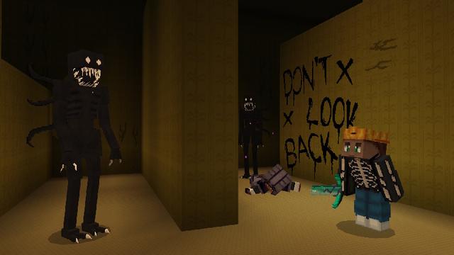Screenshot of the Minecraft Bedrock Marketplace product Backrooms Mansion created by GoE-Craft.