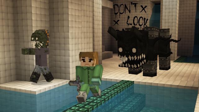 Screenshot of the Minecraft Bedrock Marketplace product Backrooms Mansion created by GoE-Craft.