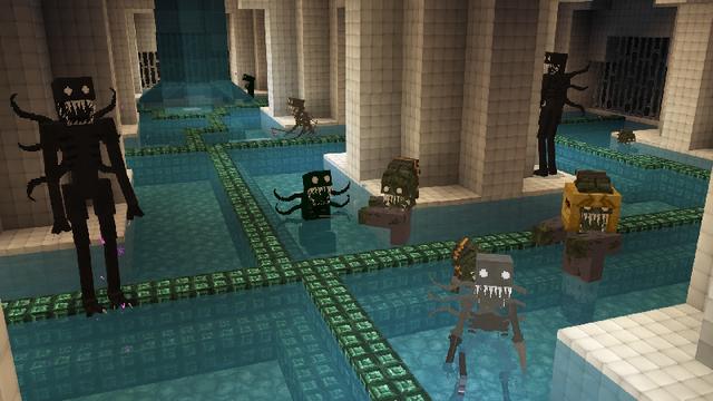 Screenshot of the Minecraft Bedrock Marketplace product Backrooms Mansion created by GoE-Craft.