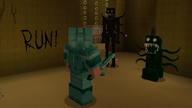 Screenshot of the Minecraft Bedrock Marketplace product Backrooms Mansion created by GoE-Craft.