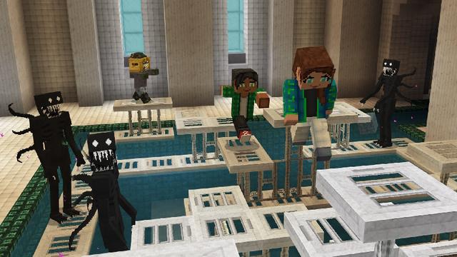 Screenshot of the Minecraft Bedrock Marketplace product Backrooms Mansion created by GoE-Craft.