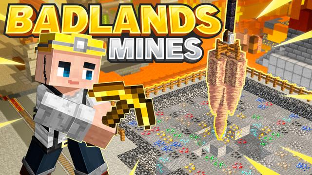 Thumbnail of the Minecraft Bedrock Marketplace product Badlands Mines created by GoE-Craft.