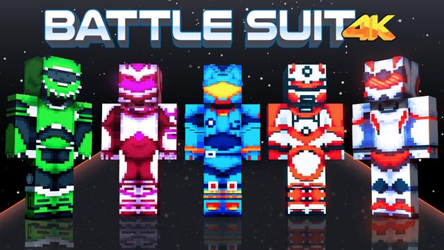 Thumbnail of the Minecraft Bedrock Marketplace product Battle Suit 4K created by GoE-Craft.