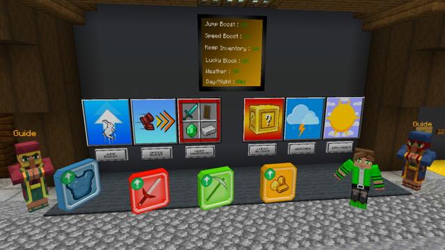 Screenshot of the Minecraft Bedrock Marketplace product Bed Wars Blitz created by GoE-Craft.