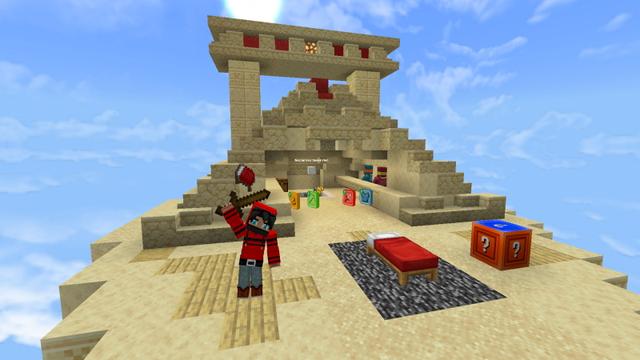 Screenshot of the Minecraft Bedrock Marketplace product Bed Wars Blitz created by GoE-Craft.