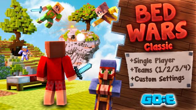 Thumbnail of the Minecraft Bedrock Marketplace product Bed Wars Classic created by GoE-Craft.