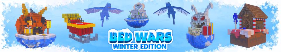 Panorama of the Minecraft Bedrock Marketplace product Bed Wars - Winter Edition created by GoE-Craft.