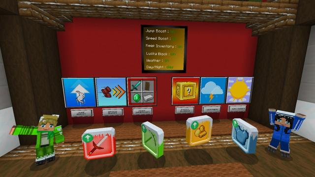 Screenshot of the Minecraft Bedrock Marketplace product Bed Wars - Winter Edition created by GoE-Craft.