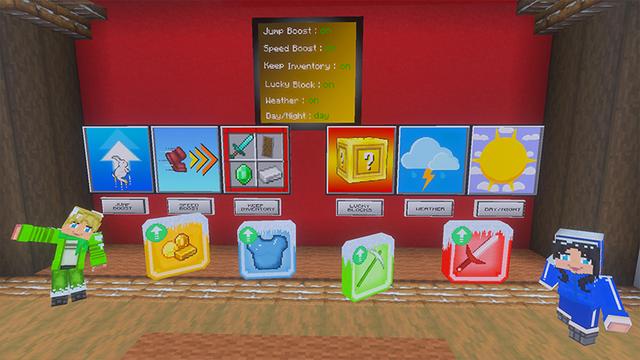 Screenshot of the Minecraft Bedrock Marketplace product Bed Wars - Winter Edition created by GoE-Craft.