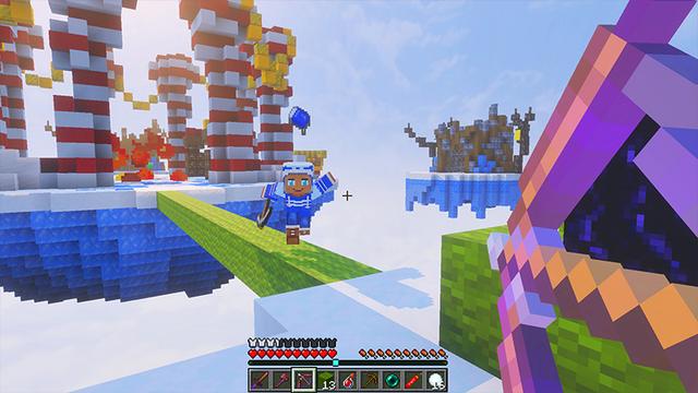 Screenshot of the Minecraft Bedrock Marketplace product Bed Wars - Winter Edition created by GoE-Craft.