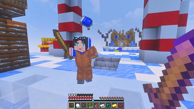 Screenshot of the Minecraft Bedrock Marketplace product Bed Wars - Winter Edition created by GoE-Craft.
