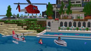 Screenshot of the Minecraft Bedrock Marketplace product Billionaire Summer Mansion created by GoE-Craft.