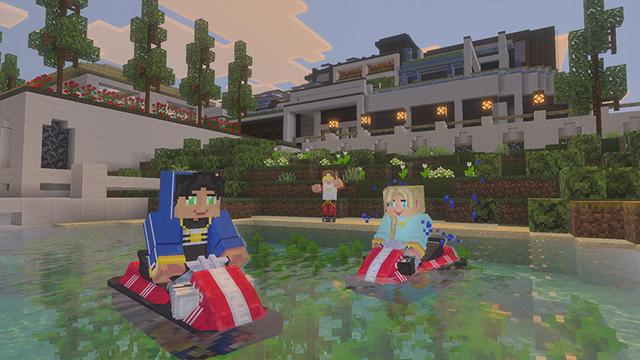 Screenshot of the Minecraft Bedrock Marketplace product Billionaire Summer Mansion created by GoE-Craft.
